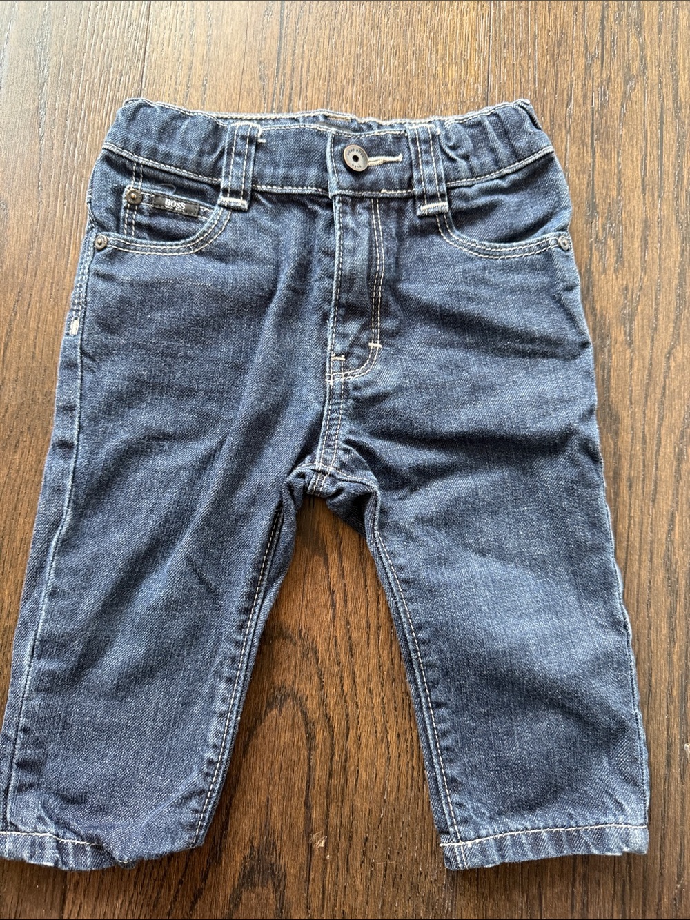 HUGO BOSS BABY BOY 9M Dark Blue Denim Jeans